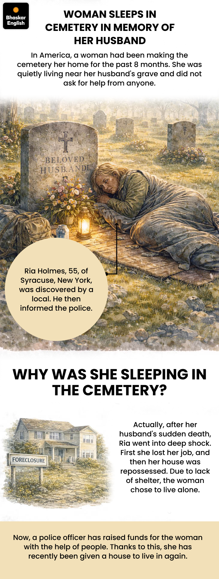 Liquor Stored Deep Sea | Woman Sleeps Beside Husbands Grave