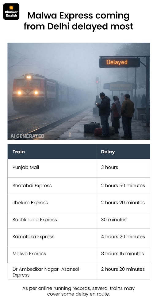 Commuters Alert: Weather Changes Hit MP; Dense Fog Persists