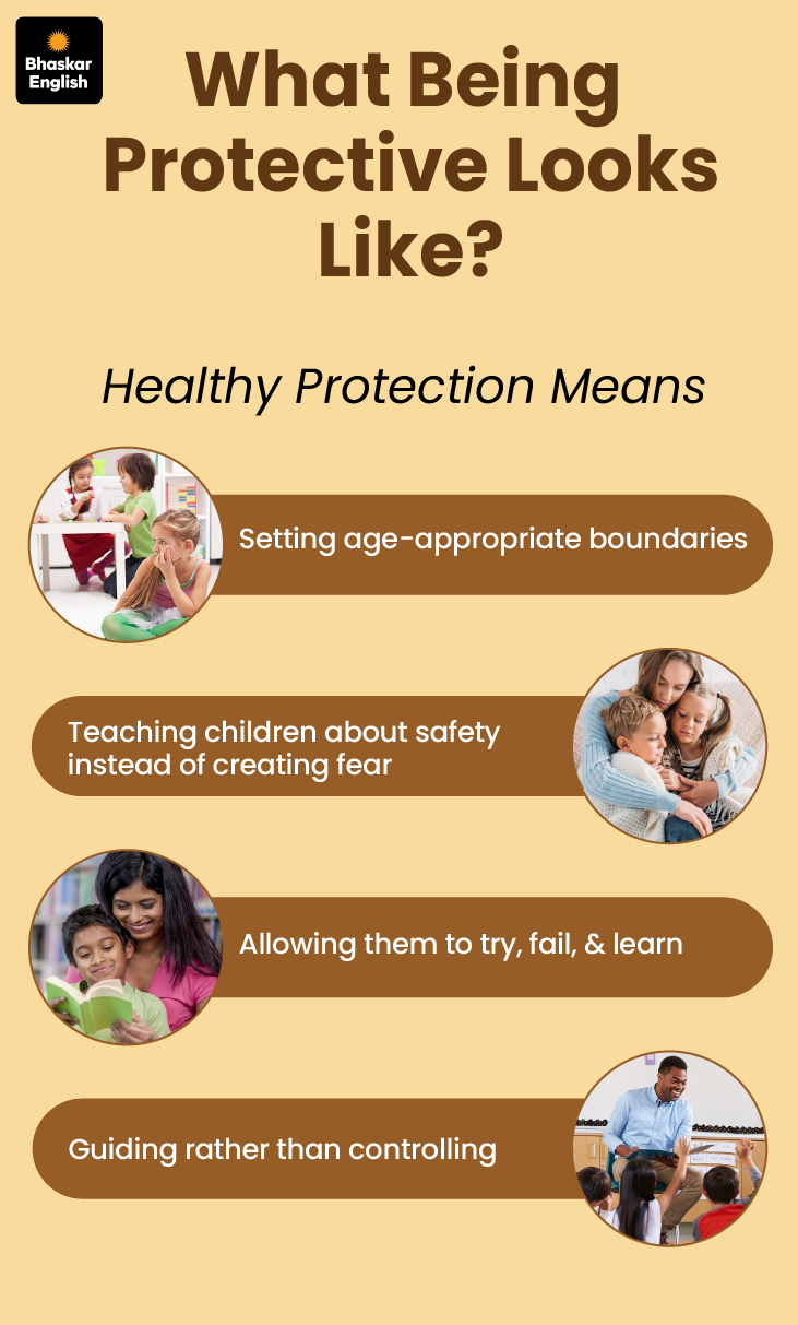 Overprotect Protective Vs Overprotective Parenting Impact; Child Development ...