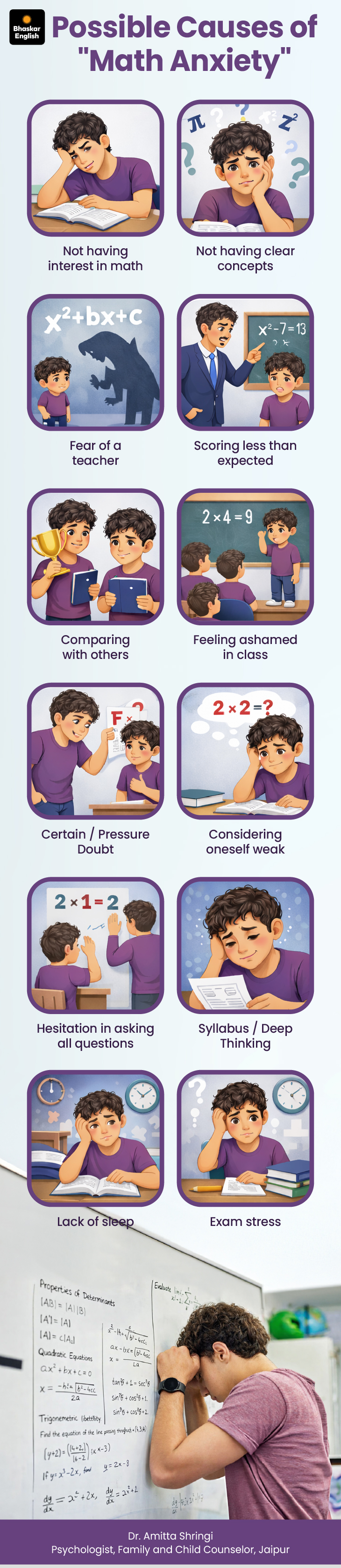 Math Fear in Son? Parenting Tips for Uttar Pradesh Mother | Dr. Amita ...