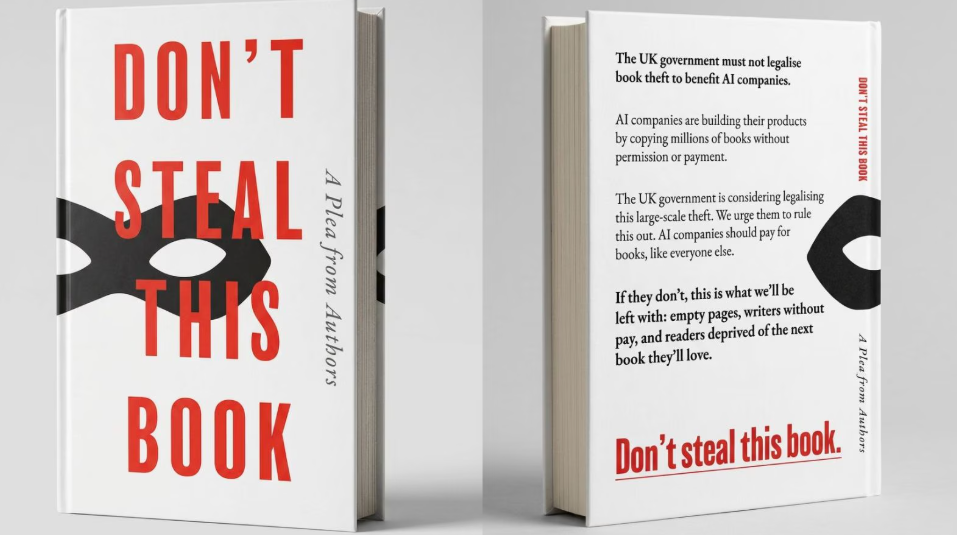 London Book Fair Protest | AI Content Dont Steal This Book