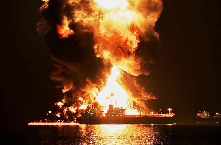 Explosions or fires from tankers can release toxic fumes, adding to the hazard.