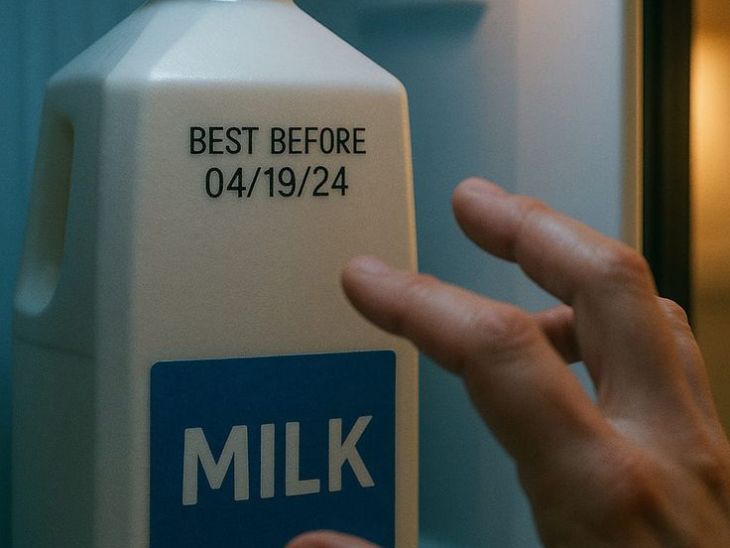 “Best before” means the food may still be safe after the date.