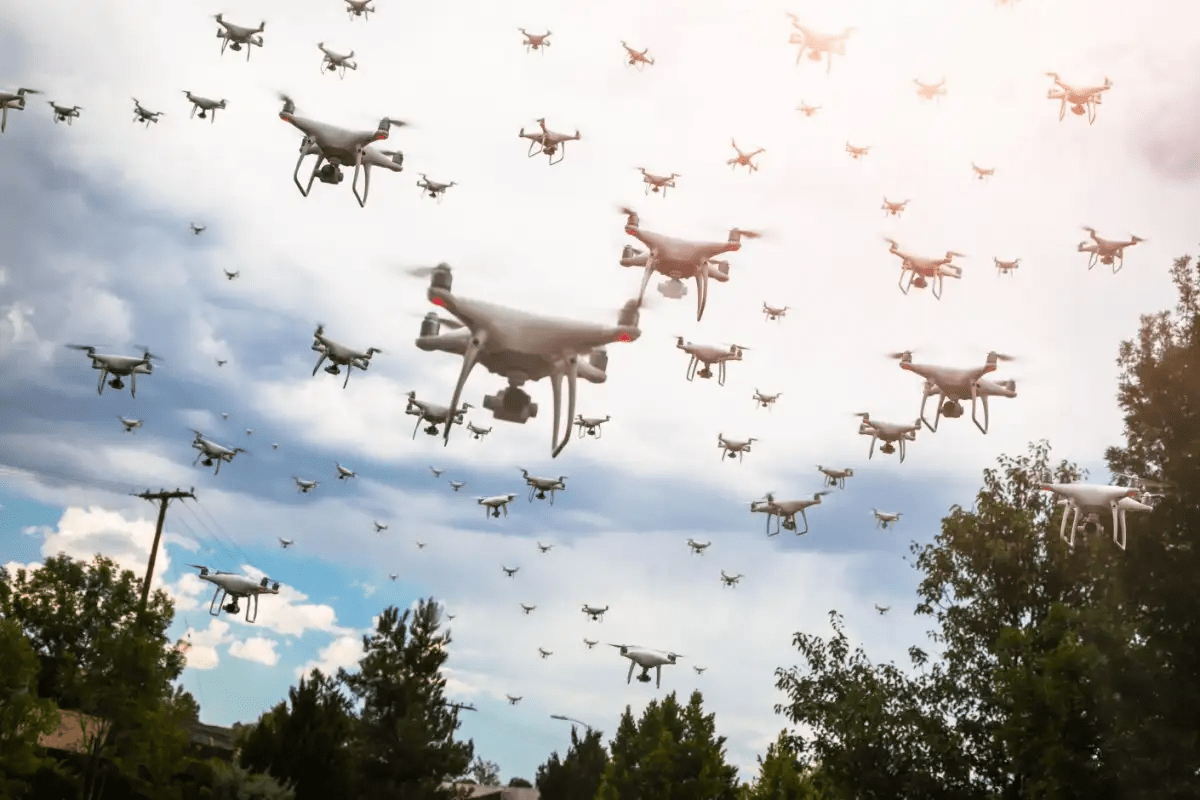 China Atlas Drone Swarm System | India Threat? AI Warfare