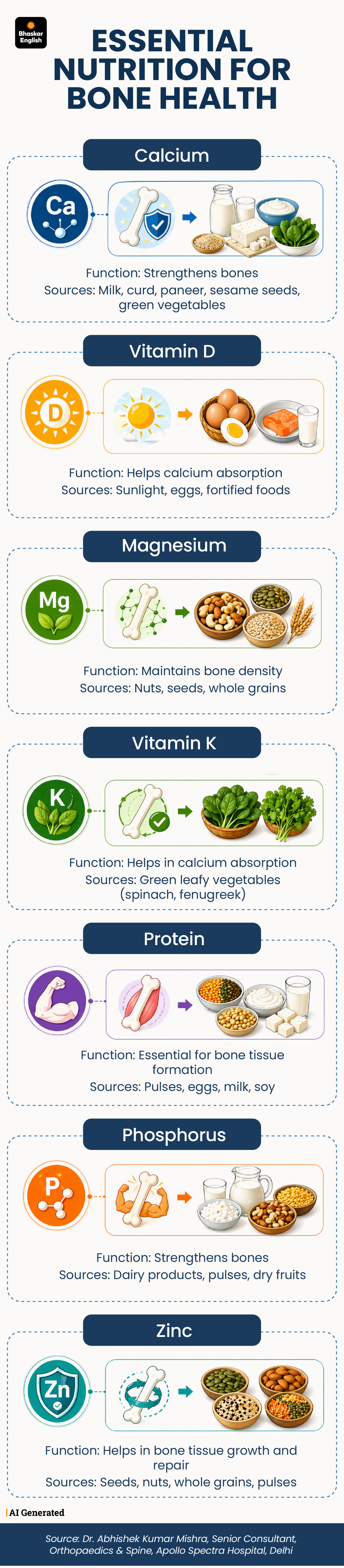 Doctors 11 Tips to Strengthen Bones After 40 | Bone Health