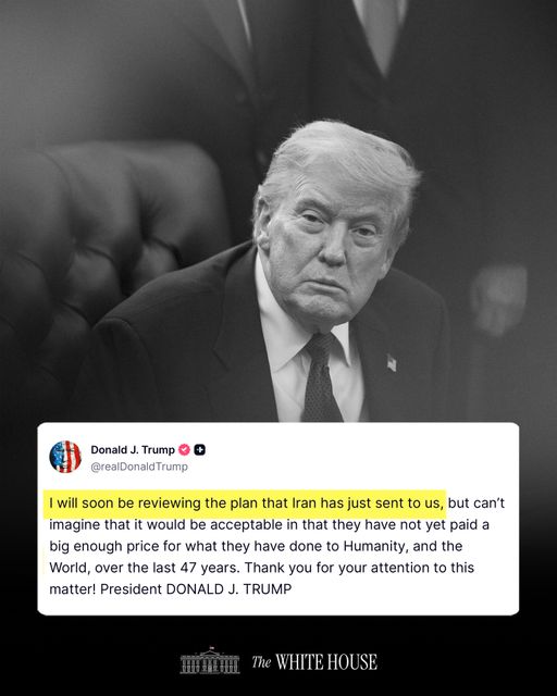On 2 May, Trump posted on Truth Social that the US is awaiting a detailed draft of Iran’s proposal. He said he would review the new proposal soon.