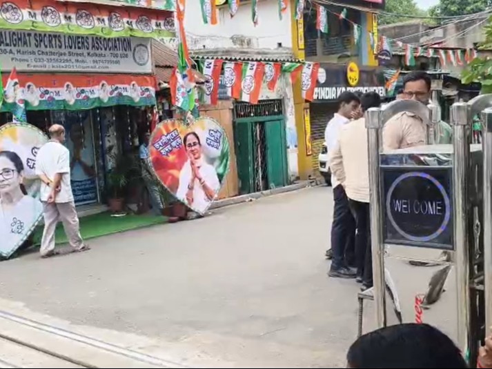 Barricades outside Mamata Banerjee’s residence partially removed after poll defeat