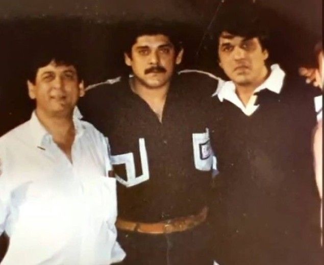 Mukesh Khanna with Pankaj Dhee and Gufi Paintel.