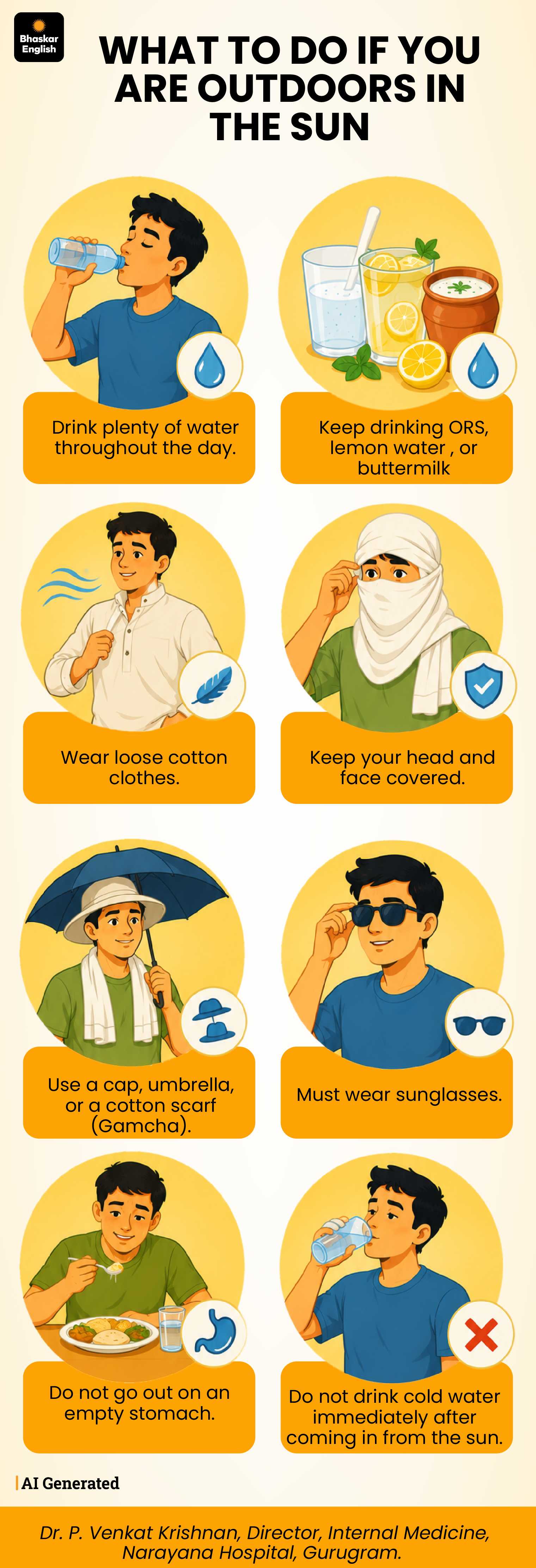 Avoid Direct Sun Sun Safety Tips | Heatstroke Prevention; Doctors Advice