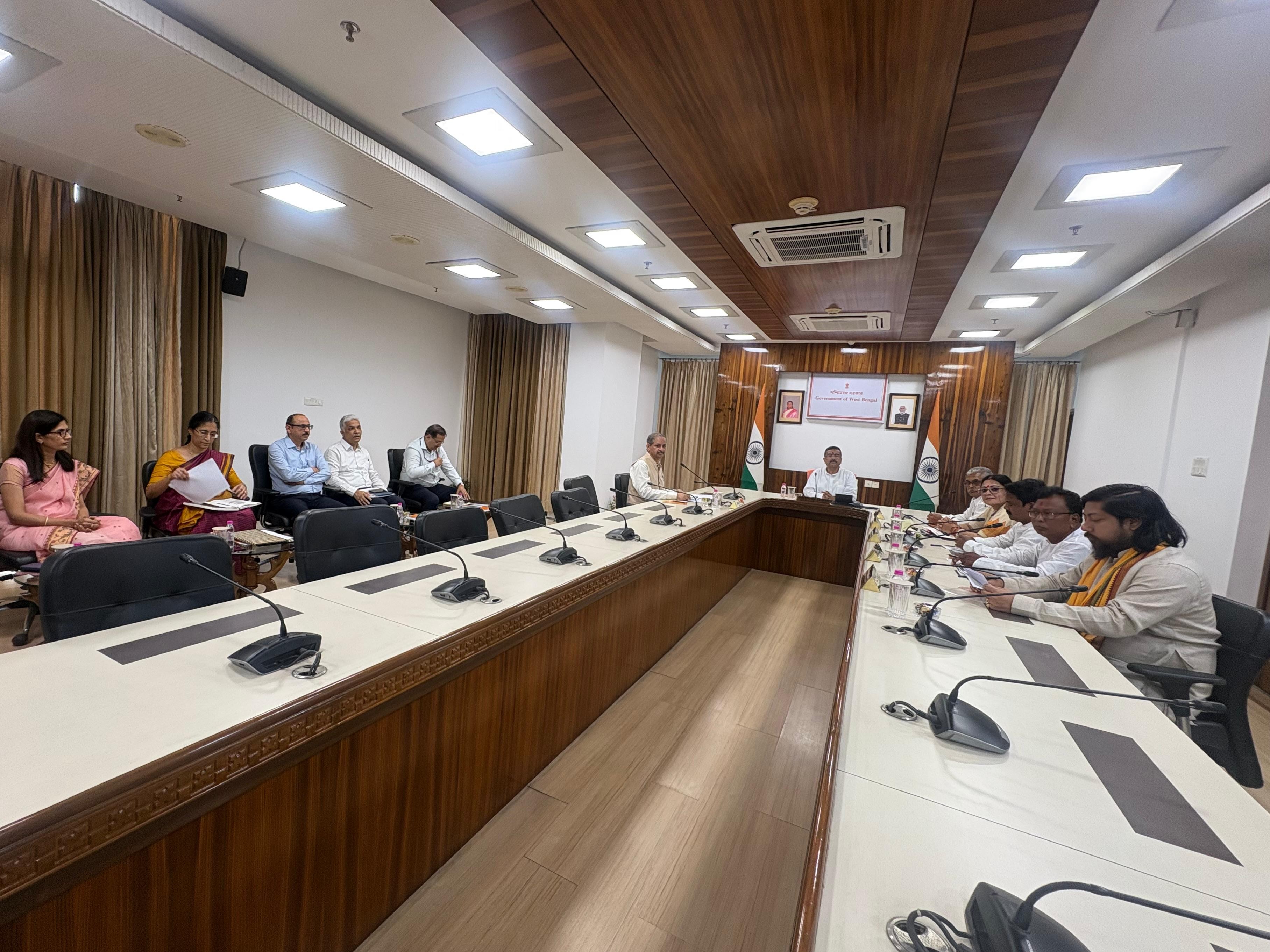suvendu adhikari begins first cabinet and administrative meetings at nabanna