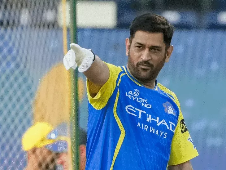 MS Dhoni during CSK Roar 2026 event in Chennai. (Photo Credit: ANI)
