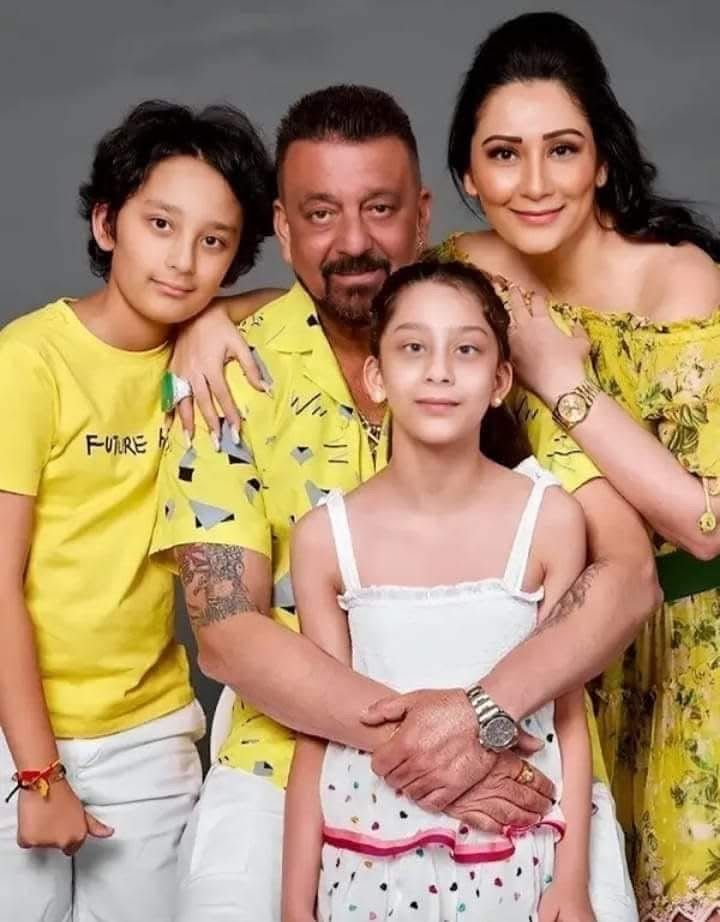 Wife Maanayata did her first film " Lover's Like Us" under her real name Dilnawaz Shaikh.