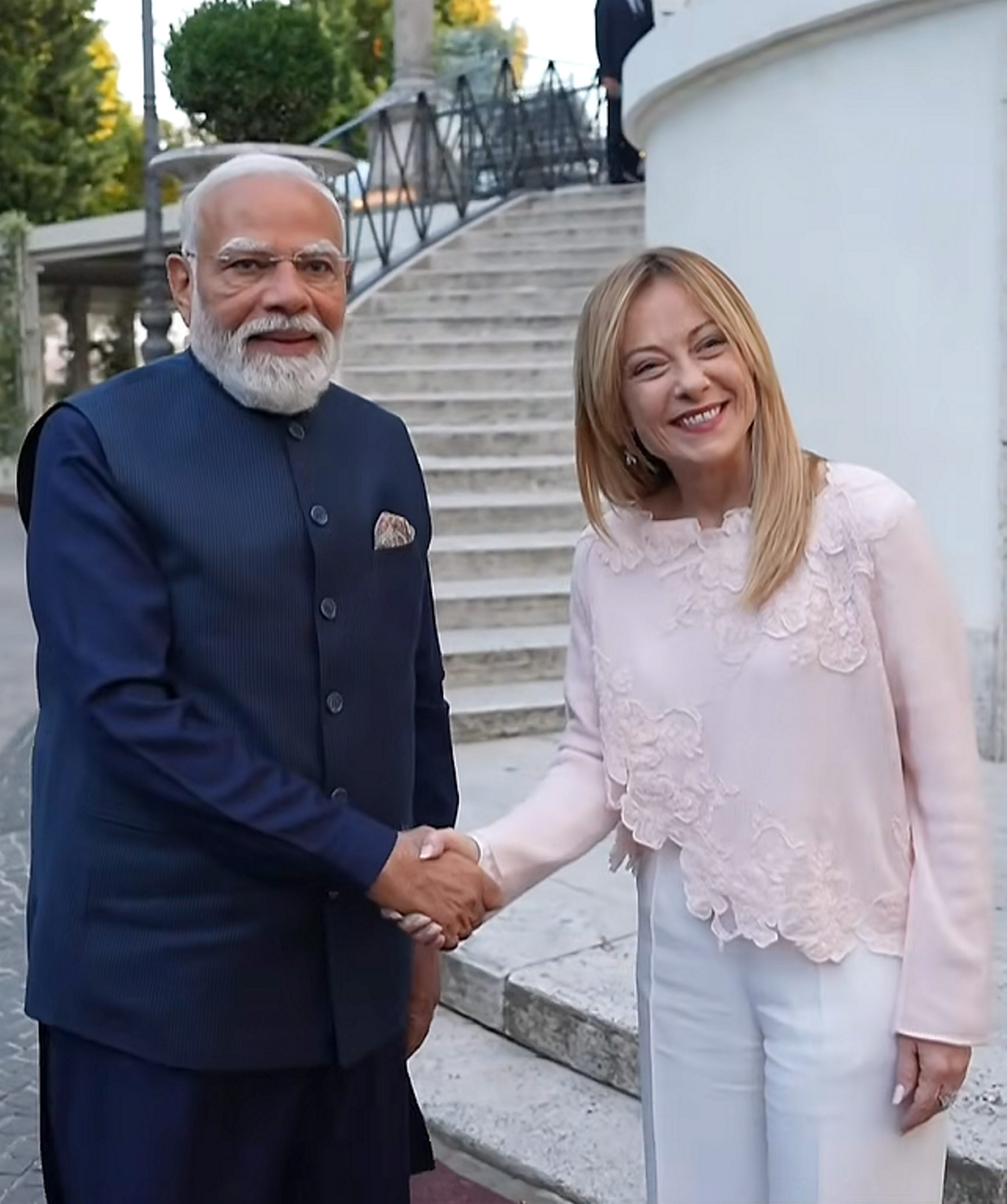 Prime Minister Modi met Italian Prime Minister Giorgia Meloni.