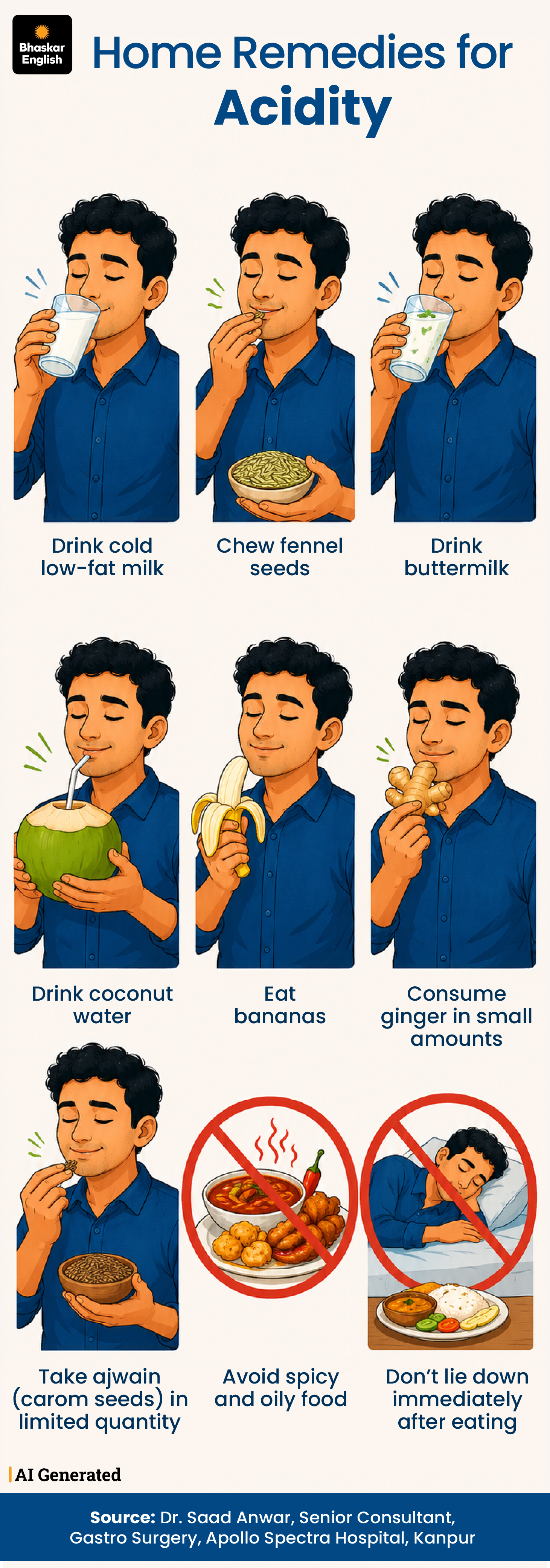 Acidity in Summer: Doctor Explains Causes & 9 Remedies
