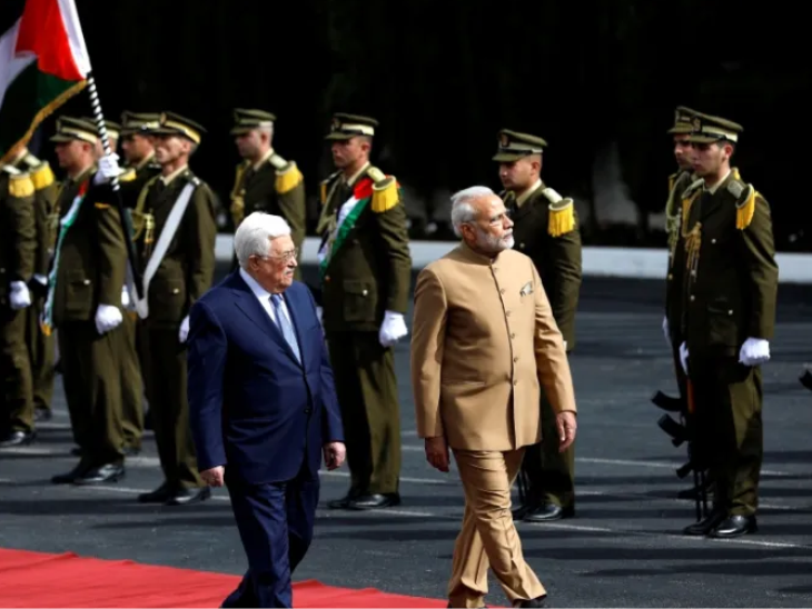 2018 में, नरेंद्र मोदी फिलिस्तीन की आधिकारिक यात्रा करने वाले भारत के पहले प्रधान मंत्री बने