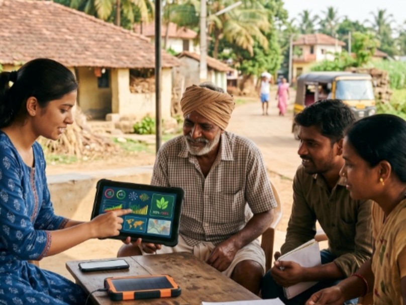 भारत डिजिटल प्रदर्शन में जर्मनी, फ्रांस, जापान और कनाडा सहित प्रमुख विकसित अर्थव्यवस्थाओं को पीछे छोड़ रहा है। - भास्कर इंग्लिश