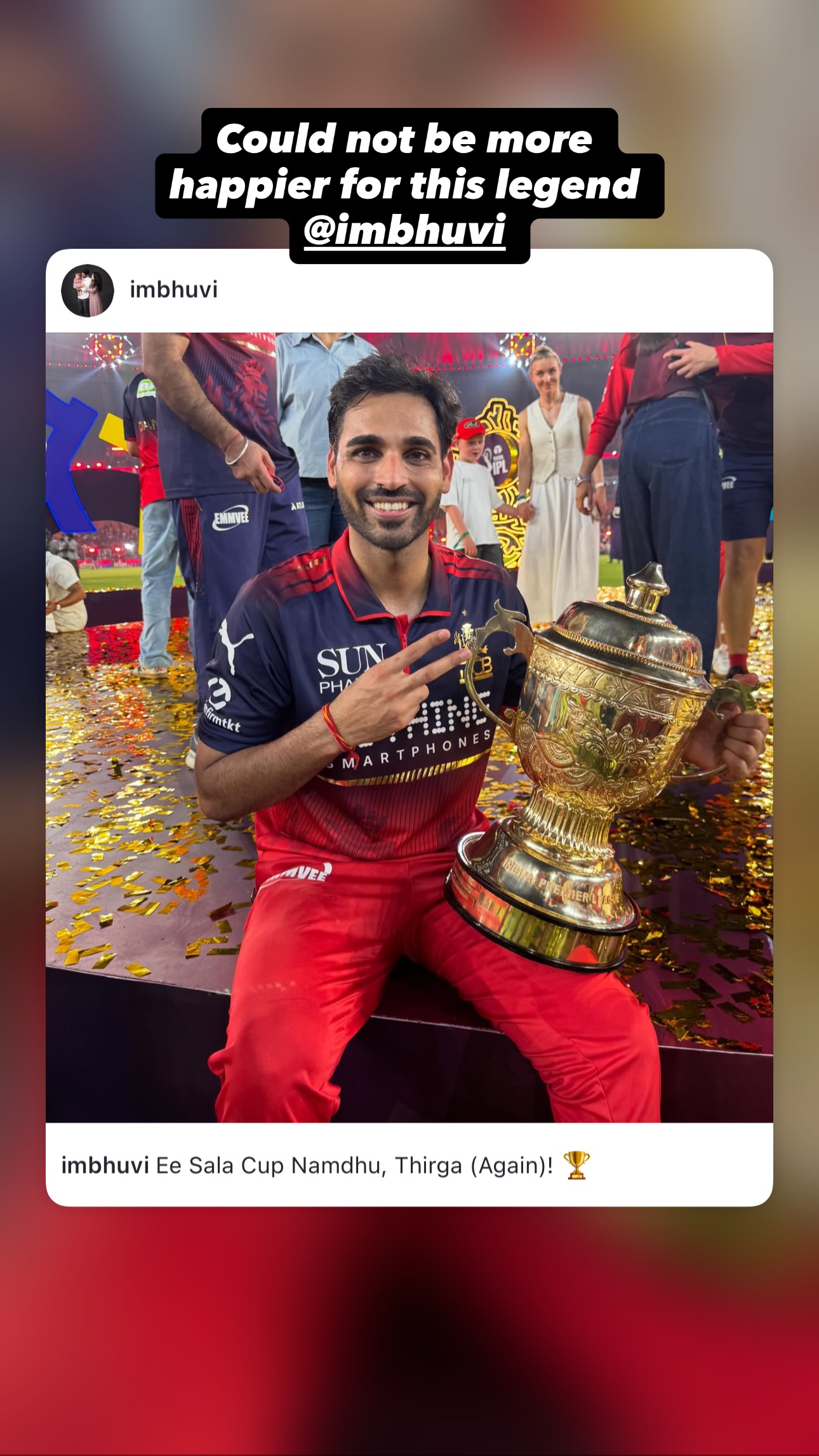 David Warner for Bhuvi