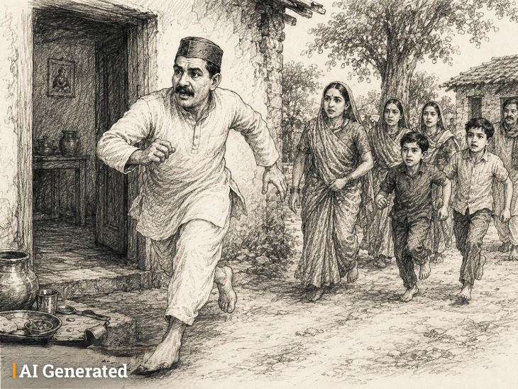 जब पूर्णानंद तिवारी को पता चला कि यह कोई साधारण संत नहीं हैं तो वह अपना भोजन छोड़कर नंगे पैर उनसे मिलने के लिए दौड़ पड़े।