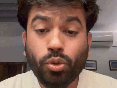 अभिजीत ने रविवार रात एक्स पर एक वीडियो संदेश जारी किया। - भास्कर इंग्लिश