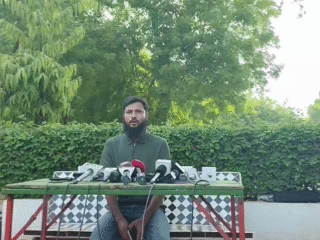 Victim’s kin Romin Vohra talks to media