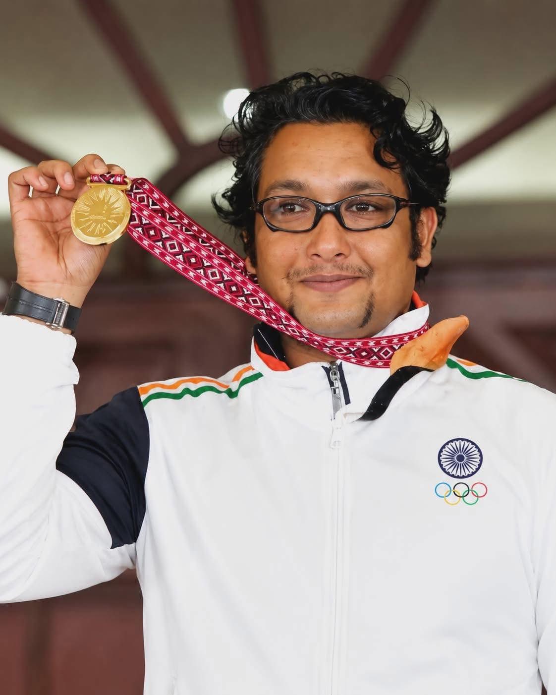 Jaspal Rana with gold medal in his early years (Credits: X)