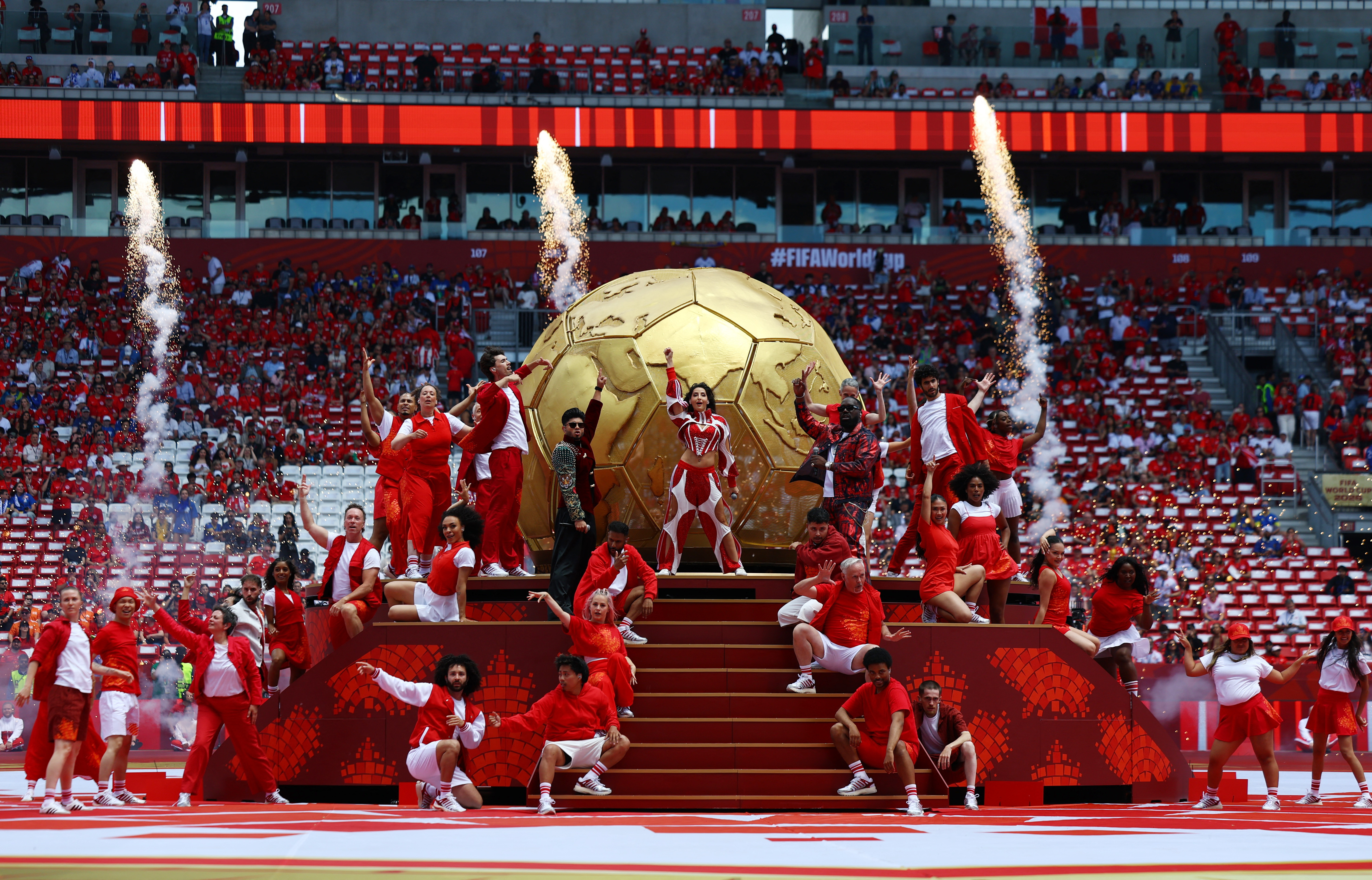 FIFA WC opening ceremony in Canada (Credits: Reuters)