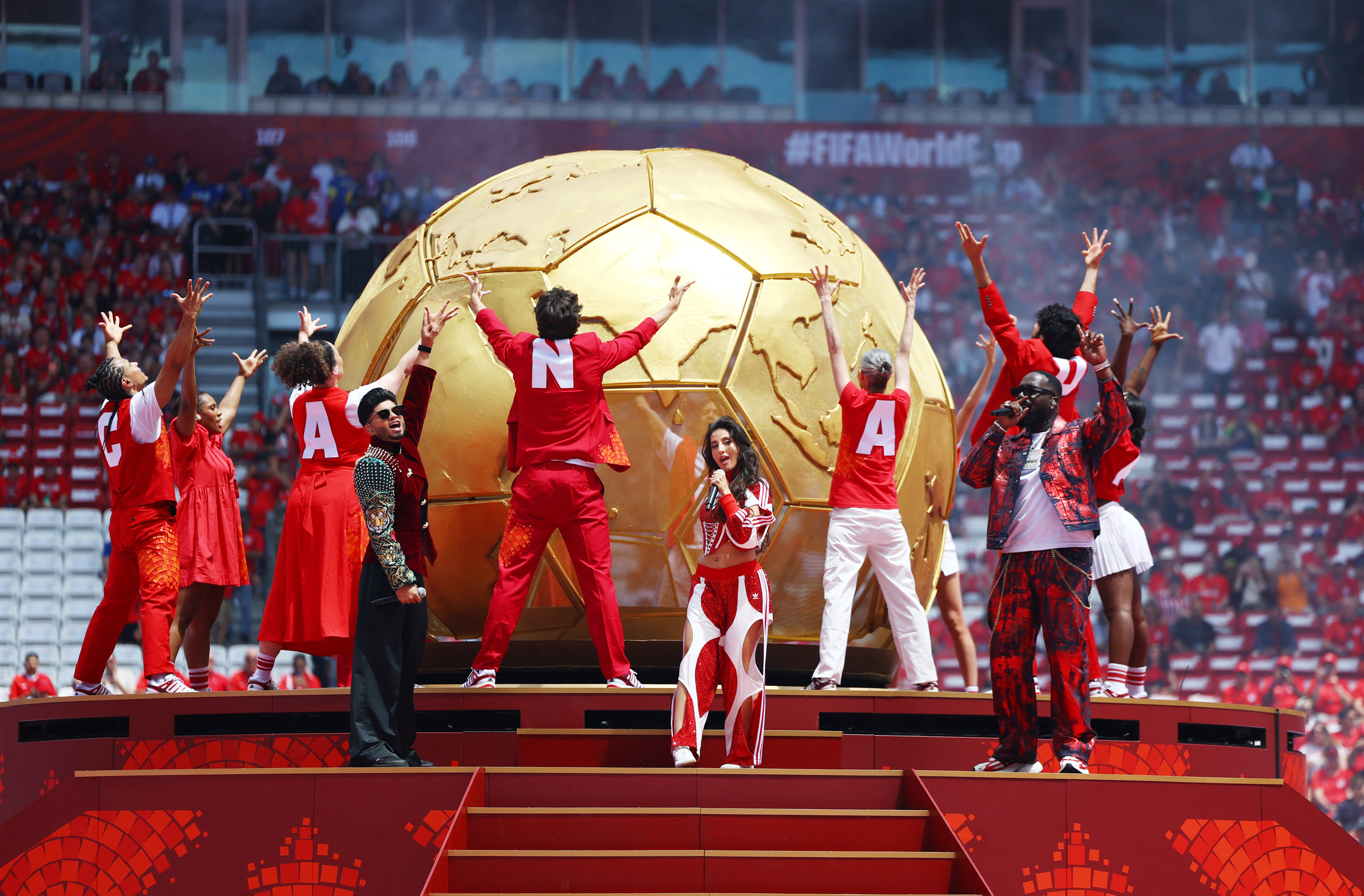 FIFA WC opening ceremony in Canada (Credits: Reuters)