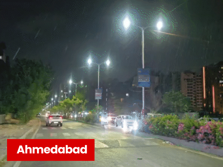Ahmedabad and its surrounding rural areas also received rainfall yesterday.