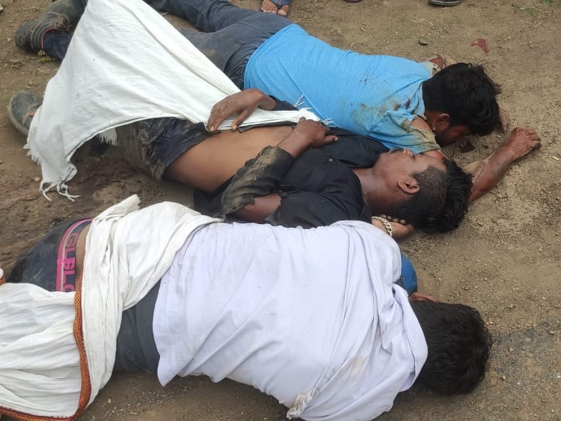 हादसे में एक मजदूर की मौके पर ही मौत हो गई. - भास्कर इंग्लिश