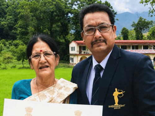 जसपाल राणा की मां श्यामा राणा के साथ फाइल फोटो। - भास्कर इंग्लिश
