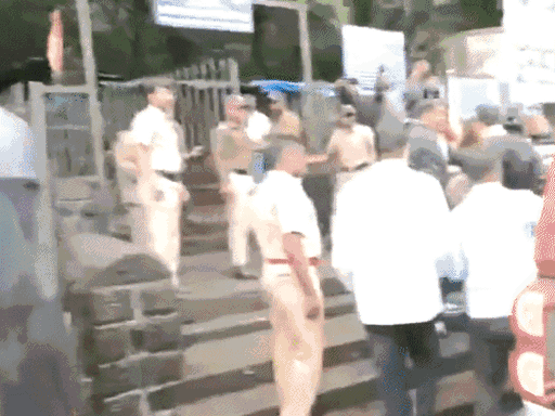 Crime scene recreation: Police took Siya and co-accused Chetan to a hill in Pune's Lullanagar area, where she and Chetan allegedly rehearsed pushing Ketan Agarwal off a cliff before the allege murder.