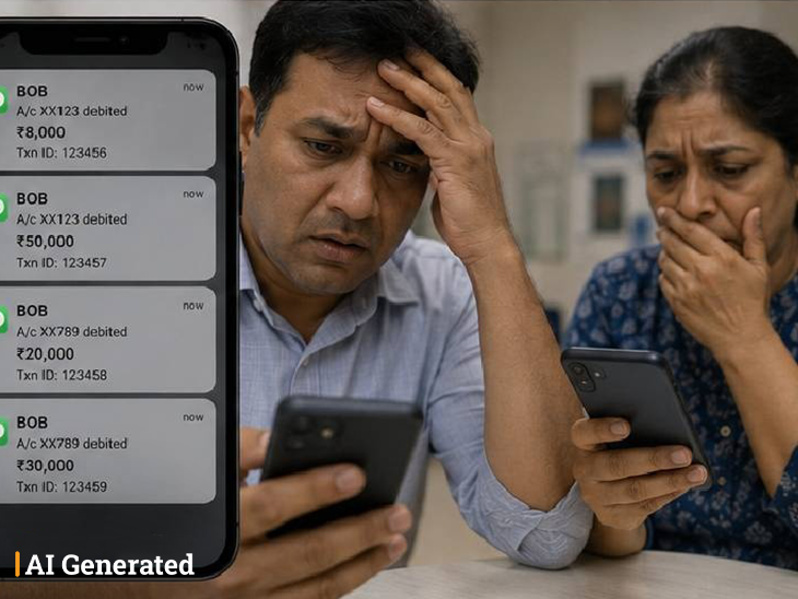 जालसाजों ने चार ट्रांजैक्शन में 1 लाख 8 हजार रुपये निकाल लिए.