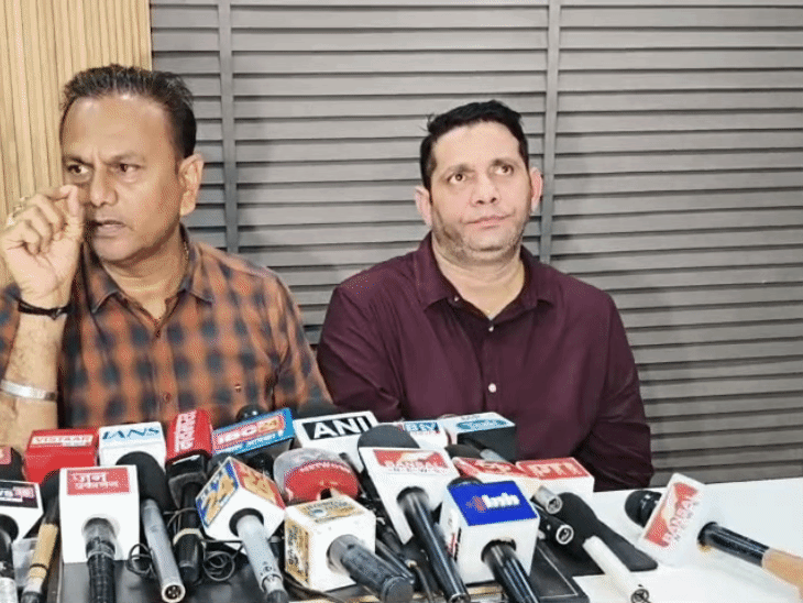 पीसीसी चीफ के भाई नाना पटवारी ने प्रेस कॉन्फ्रेंस कर अपने ऊपर लगे आरोपों का जवाब दिया. - भास्कर इंग्लिश