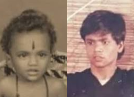 उनका बचपन कीचड़ भरे मैदानों में खेलते हुए और सरकारी स्कूलों में पढ़ते हुए बीता।