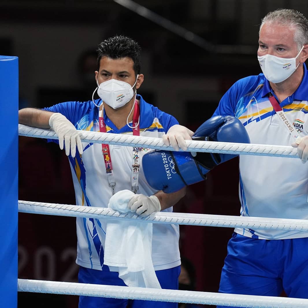 Mohammed Ali Qamar during the 2021 Tokyo Olympics (Credits: Ali Qamar/ Instagram)