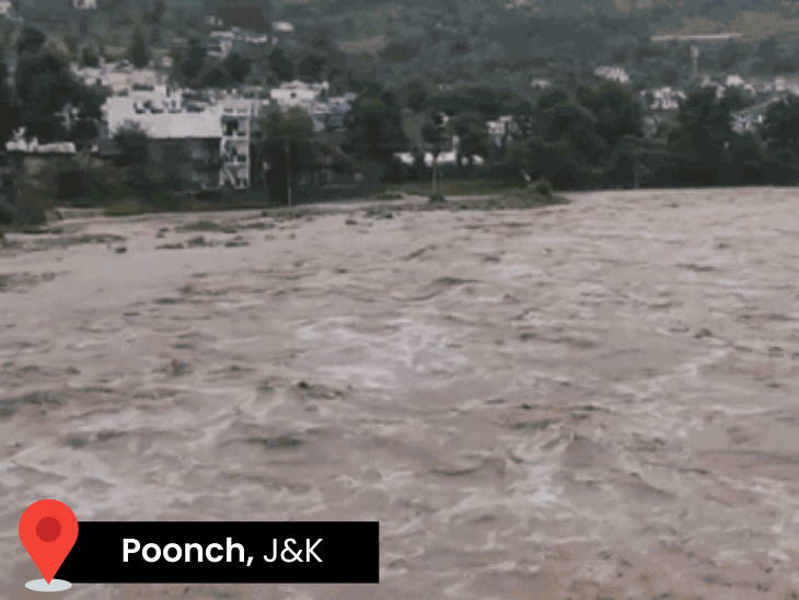 हरियाणा में अचानक बारिश के बाद तापमान कम हुआ। - भास्कर इंग्लिश