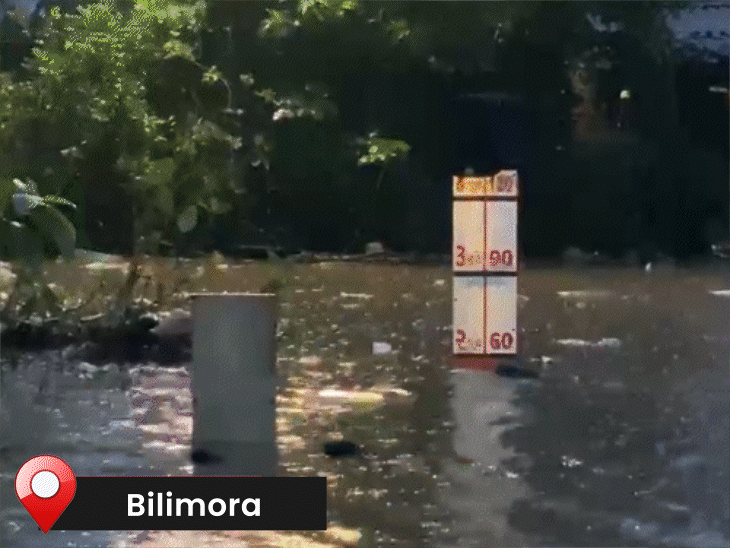 People were relocated from affected areas as Kaveri river water returned to the city.