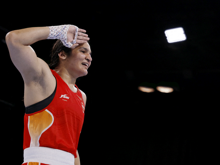 Arundhati Choudhary after winning gold for India