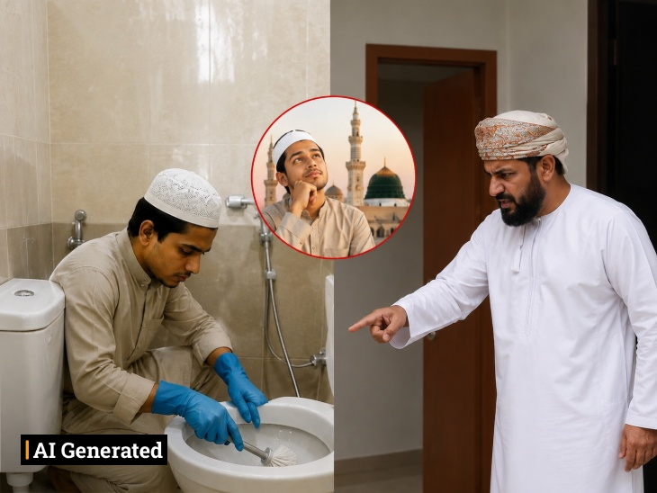 Promising imamate in a mosque, the agent sent Faizan to Oman, where he was made to clean toilets.