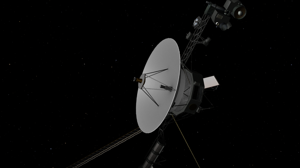 Launched on September 5, 1977, Voyager 1 is NASA's farthest space probe. Image credit: NASA