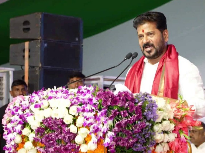 CM Revanth Reddy attended the smart ration card distribution program in Sangareddy. - Bhaskar English