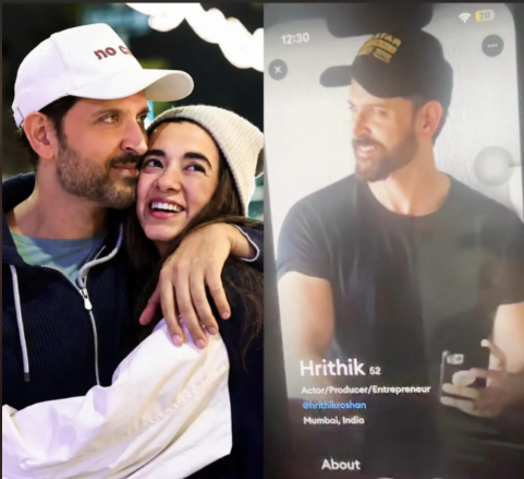 Alleged screenshots of Hrithik's profile on the dating app 'Raya' are going viral on social media.