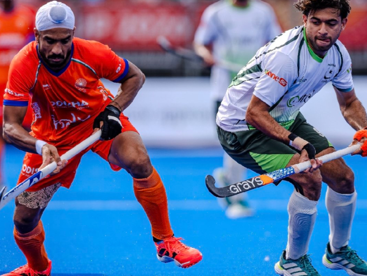Action during the match (Credits: Hockey India)