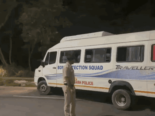 As soon as information regarding the IED was received, the bomb squad team also arrived at the scene.