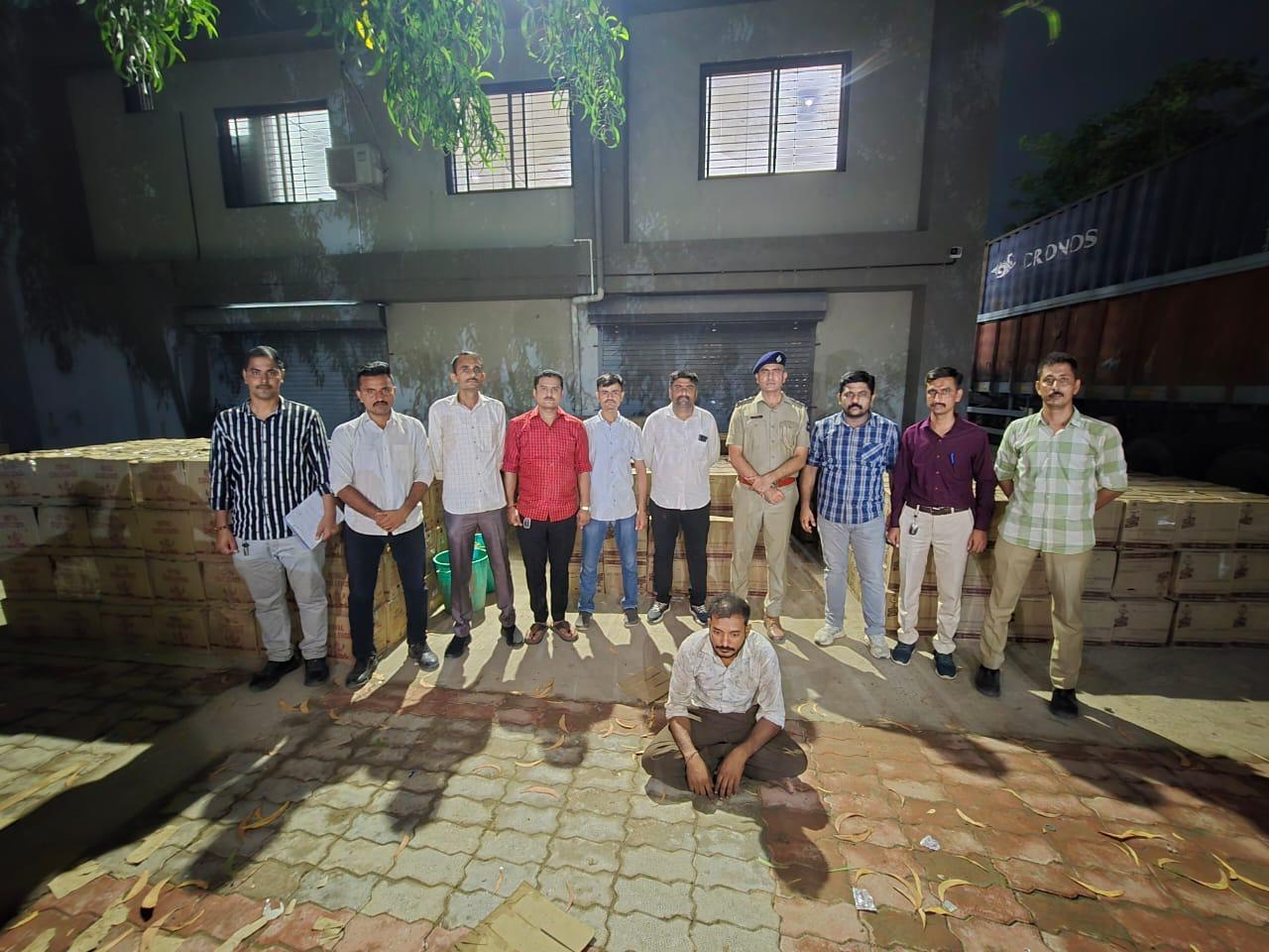Massive liquor consignment caught near Ahmedabad