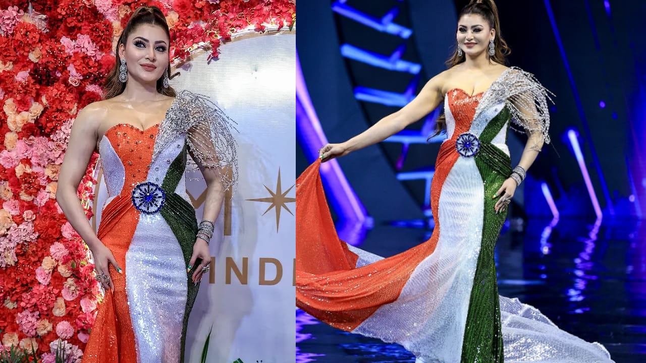 The gown was designed by Belarusian designer Darya Chermashentseva of DASHA Fashion Couture and reportedly took around three months to create.