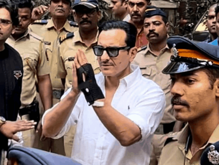 Saif Ali Khan was attacked after someone broke into his home on January 16, 2025. - Bhaskar English