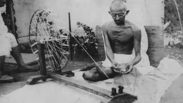 The Khadi movement was launched by Mahatma Gandhi from the Sabarmati Ashram in May 1915. Image courtesy: amritmahotsav