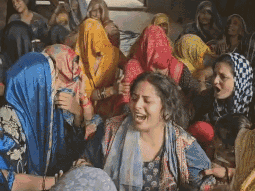 After the accident, Vijay's family members were inconsolable