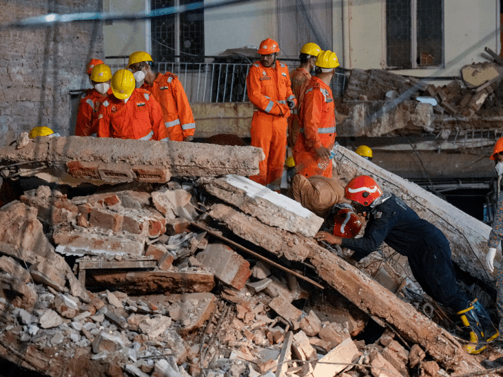 The pictures are from the rescue operation conducted on September 6 and 7. - Bhaskar English